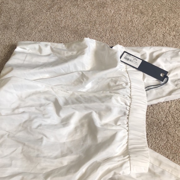 NWT I AM GIA White and Black Mesh Knee Pants - Picture 7 of 7